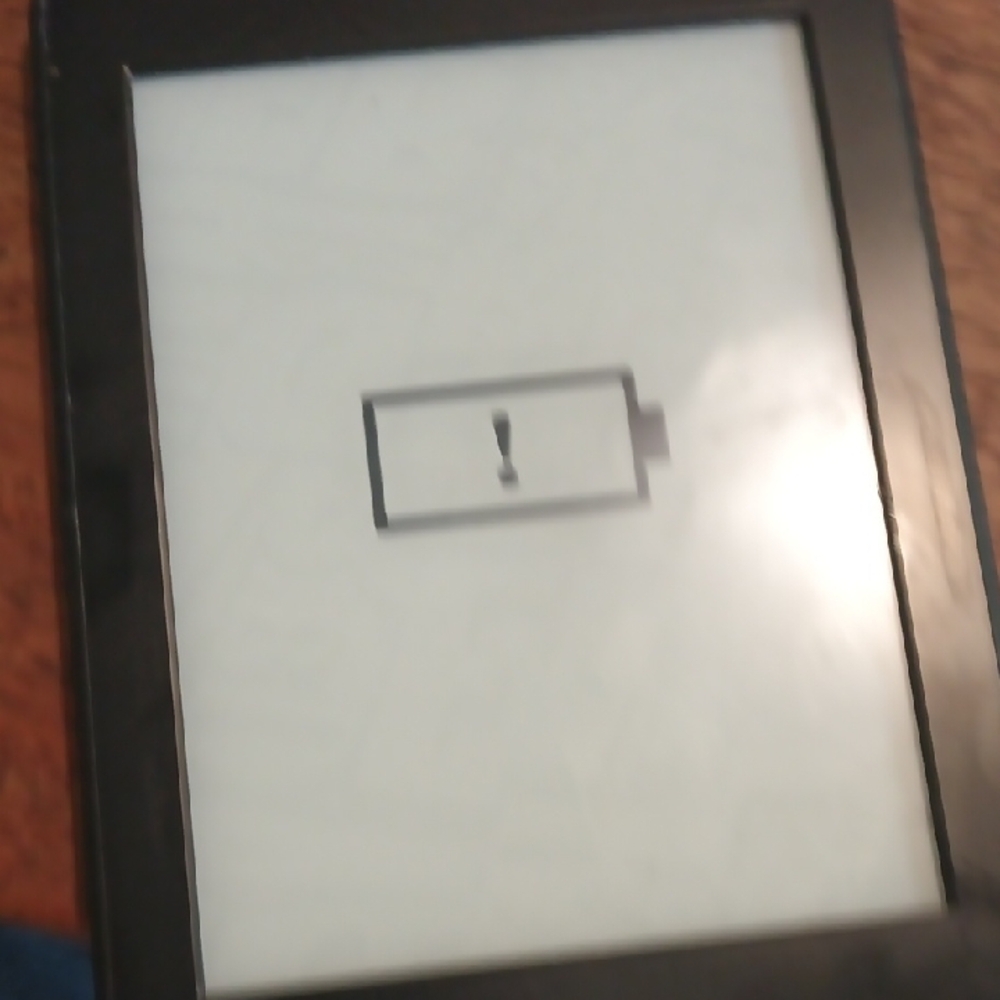 Black E-Reader Device